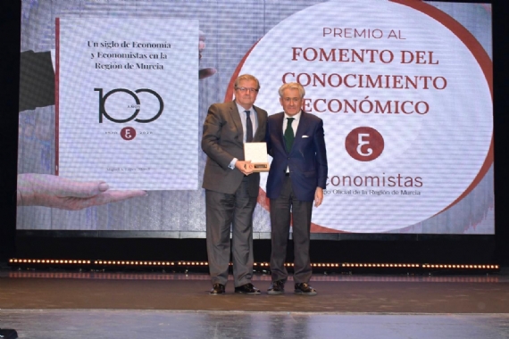 PREMIO AL FOMENTO DEL CONOCIMIENTO ECONOMICO | Otorgado por el Colegio de Economistas de Alicante - marzo 2023